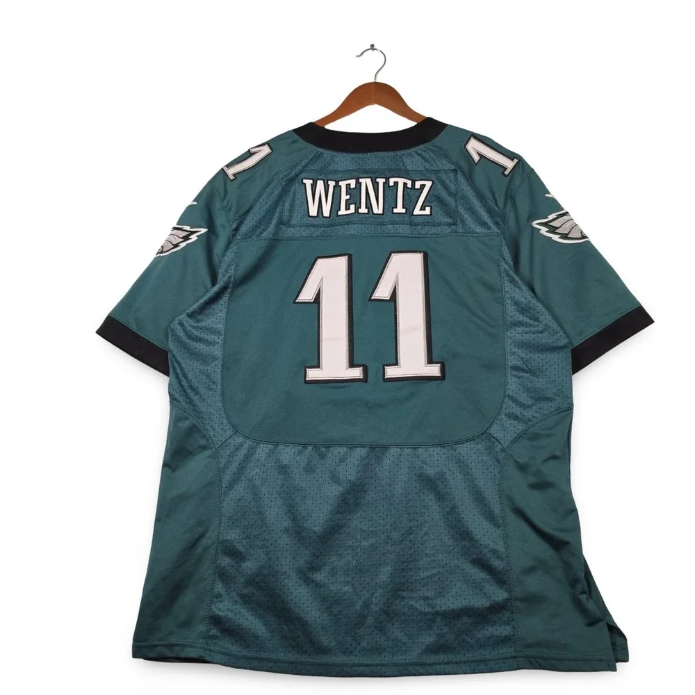 Nike On Field Philadelphia Eagles‎ Carson Wentz 11 Stitched Jersey Mens Size 48
